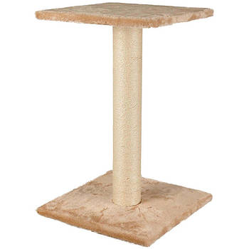 Flamingo Steffi ФЛАМІНГО СТЕФФІ кігтеточка з платформою для котів 38х38х60см Бежевий | 38х38х60 см