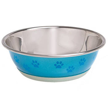 Flamingo Bowl Selecta Paw миска для собак та котів нержавіюча сталь большой | 0.35 | 13 см