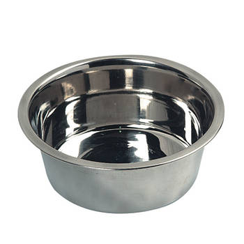 Flamingo Bowl Stainless Steel миска для собак нержавіюча сталь 0.8 | 16 см - диам. с бортиком 11 см - d дна