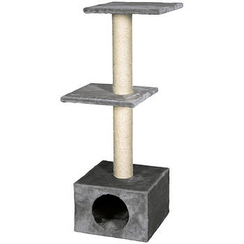 Flamingo Charbonel ФЛАМІНГО ЧАРБОНЕЛЬ спально-ігровий комплекс кігтеточка для котів Сірий | 47х35х103 см