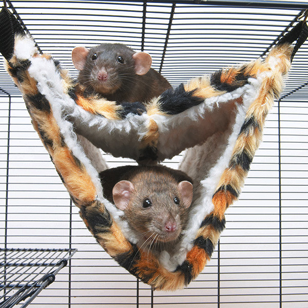 Savic Relax De Luxe Fake Fur САВІК РЕЛАКС ДЕЛЮКС ХУТРО гамак для щурів тхорів 17x33x14 см, фото 1