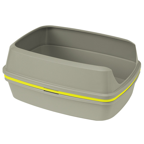 Moderna Lift To Sift Large МОДЕРНА ЛІФТ ТУ СІФТ – туалет з бортиком для котів Теплий сірий | 57.5х44х27 см, фото 1