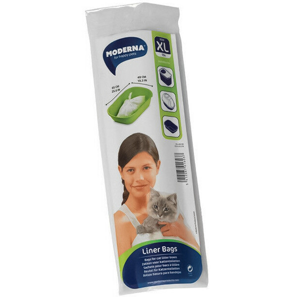 Moderna Liner Bags XL МОДЕРНА ЛАЙНЕР БЕГС пакети для котячого лотка xL, фото 1