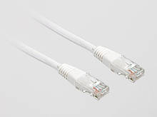 Патч-корд UTP Cablexpert (PP12-0.25M-W) литий, 50u "штекер із заскочкою, 0.25 м, білий