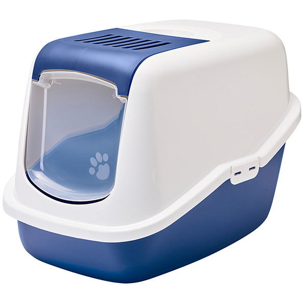 Savic Nestor Nordic САВІК НЕСТОР НОРДІК закритий туалет для котів Cиній | 56х39х38.5 см, фото 1