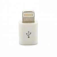 Адаптер Extradigital microUSB-Lightning White (KBA1648)