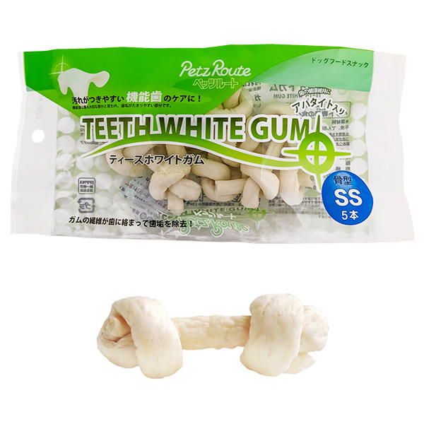 Petz Route Петс Рут Teeth White Gum SS жувальні ласощі кістка для чищення зубів для собак 5одх88г (60402), фото 1