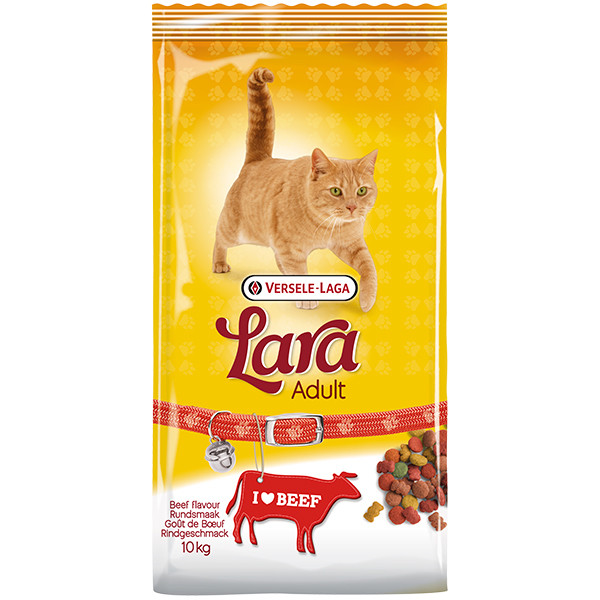 Lara Adult Beef flavour ЛАРА ЯЛОВИЧИНА сухий преміум корм для котів, фото 1
