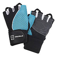 Рукавиці для фітнесу Tavialo жіночі S Black-Blue (188101007)