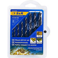 Набір свердел для дерева S&R Meister (216802008) 8 шт.