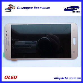Дисплей з сенсором Samsung J710 Galaxy J7 2016 OLED Gold !, фото 1