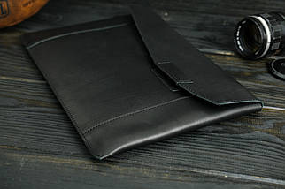 Чохол для MacBook Дизайн №20 з натуральної шкіри колір Чорний, фото 3