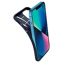 Чохол Spigen для iPhone 13 - Liquid Air Navy Blue, фото 6
