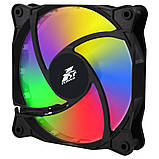 Вентилятор 1stPlayer A2 RGB LED bulk; 120х120х25мм, 4-pin, фото 3