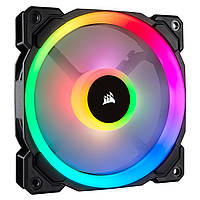 Вентилятор Corsair LL120 RGB (CO-9050071-WW), 120x120x25 мм, 4-pin, чорний