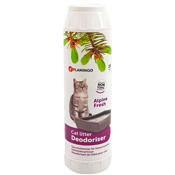 Flamingo Cat Litter Deodoriser ФЛАМІНГО дезодорант для котячого туалету 0.75кг, фото 1