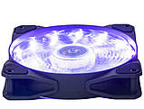 Вентилятор Frime Iris LED Fan 15LED Purple (FLF-HB120P15), фото 2
