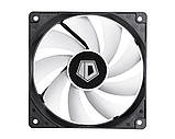 Вентилятор ID-Cooling FL-12025, 120 x 120 x 25 мм, 3-pin, чорний із білим, фото 2