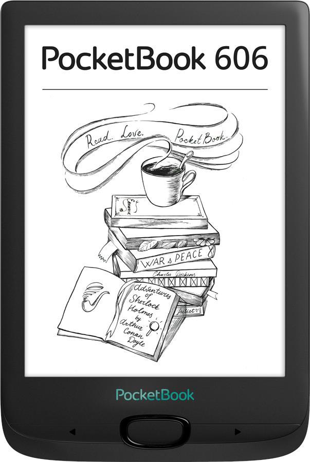 Електронна книга PocketBook 606 Black (PB606-E-CIS), фото 1