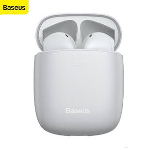 Бездротові Bluetooth-навушники BASEUS Encok WM01 TWS Білі