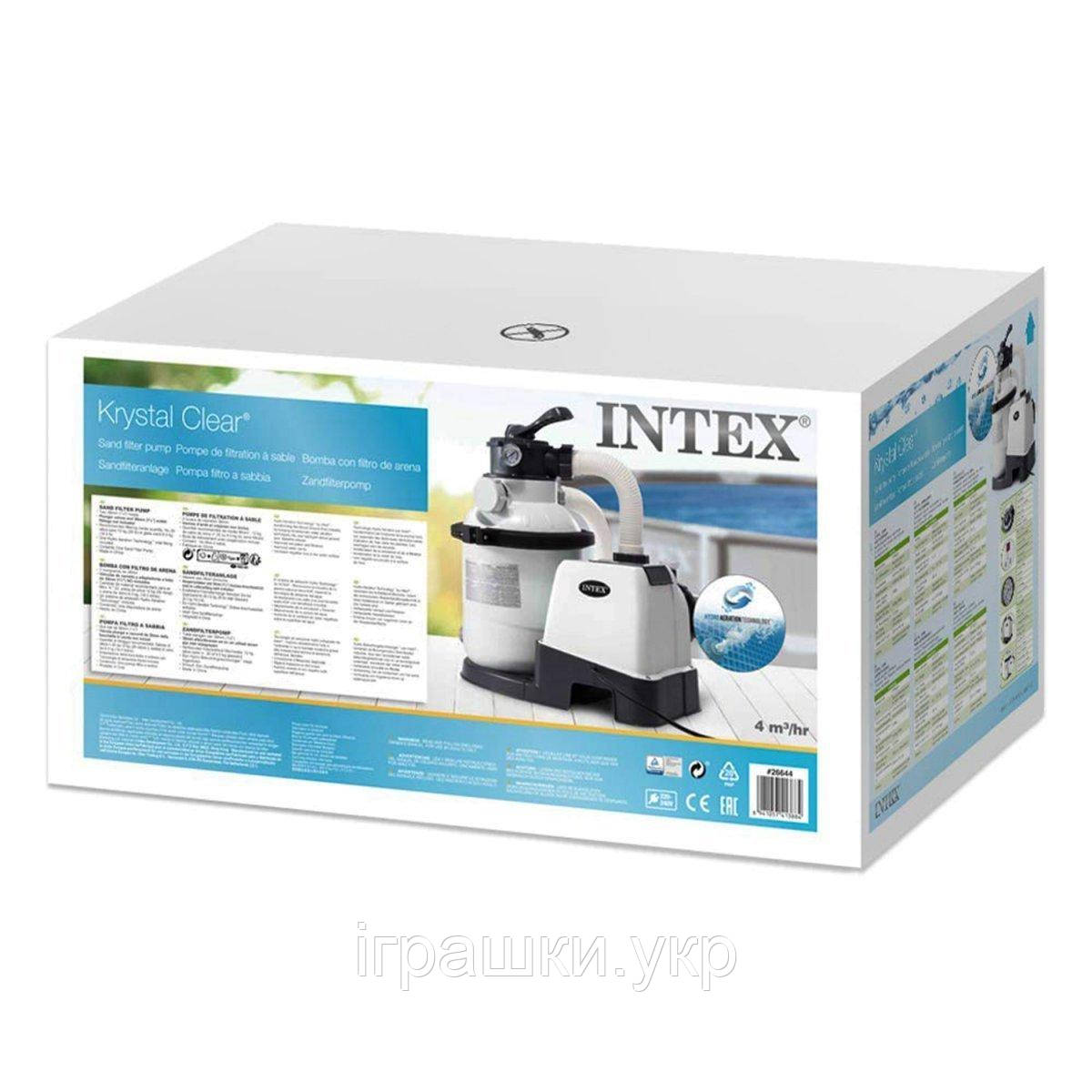 Пісочний фільтр насос Intex 26644, 4 500 л/год, 12 кг, фото 1