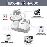 Пісочний фільтр насос Intex 26644, 4 500 л/год, 12 кг, фото 7