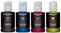 Комплект чорнила PRINTALIST B/C/M/Y для Epson 4х140г (PL-INK-EPSON-SET4)