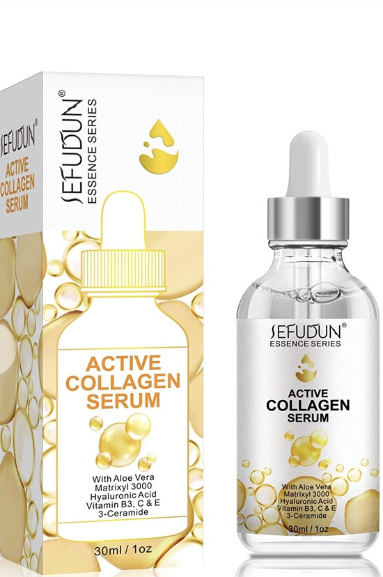 Sefudun Active Collagen Serum сироватка з активним колагеном і вітамінами для обличчя та контуру очей