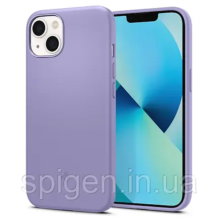 Чохол Spigen для iPhone 13 - Silicone Fit, Iris Purple, фото 1