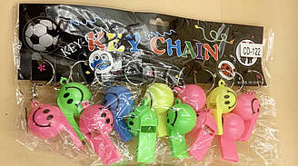 Брелок свисток смайлик