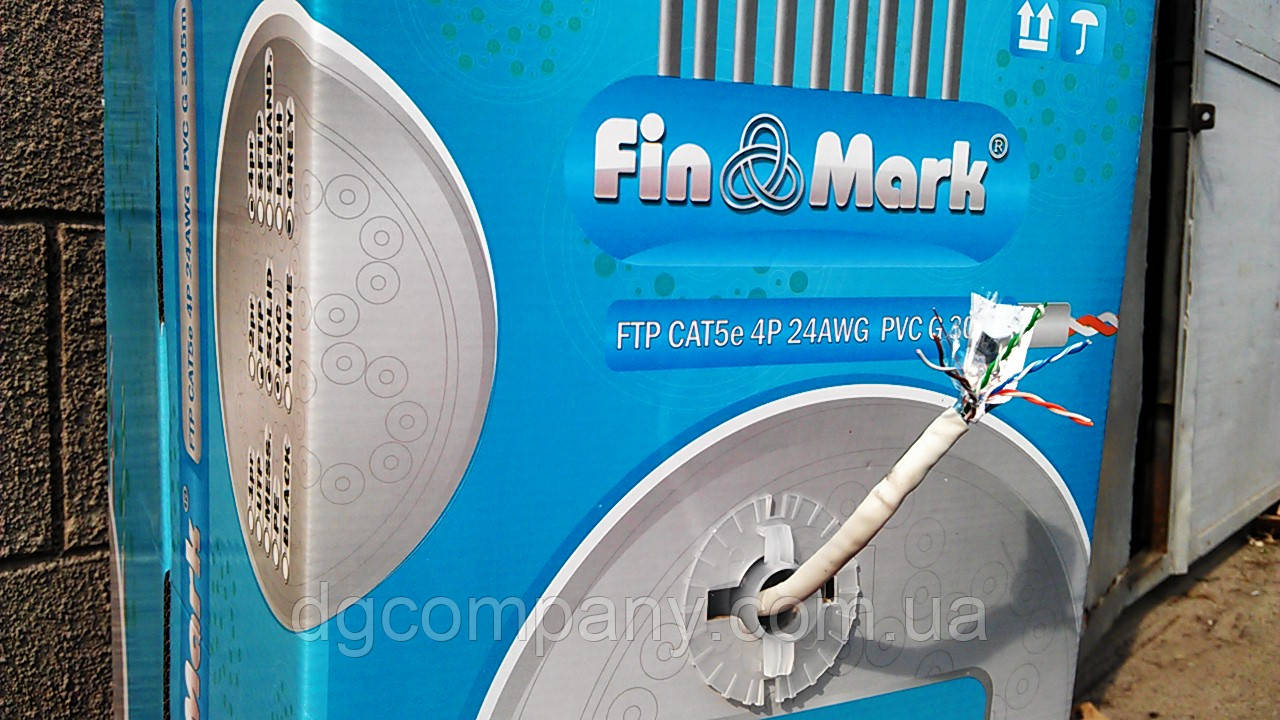 Кабель вита пара Finmark FTP внутрішній,мідний,305м