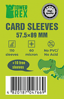 Протекторы для карт Tower Rex 57.5 х 89 мм (110 шт.) / Cards Sleeves (57.5 x 89 mm)