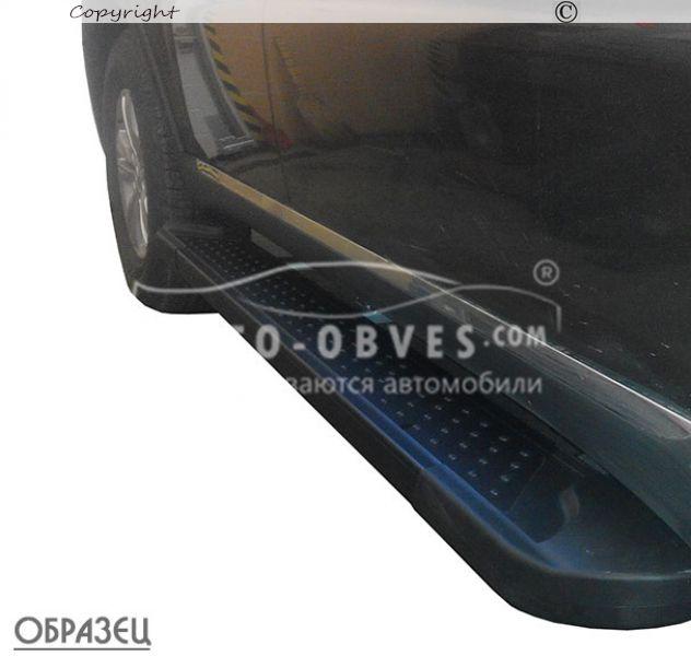 Алюминиевые подножки Mercedes Vito 638 - style: BMW цвет: черный - фото 5 - id-p667578263