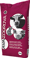 Комбикорм гроверный гранулированный AVA ZDOROVA МРС Гровер - для ягнят, овец от 3 до 6 месяцев. Мешок 25кг.
