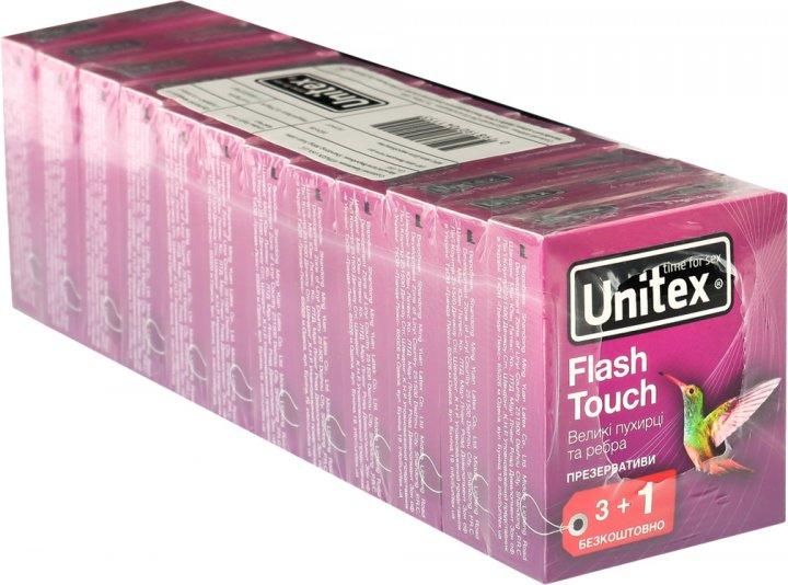 Презервативи Unitex Flash Touch 48 штук (12 упаковок по 4 шт.)