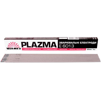 Електроди зварювальні Vitals Plazma E6013 d 3мм, X 1кг, фото 1