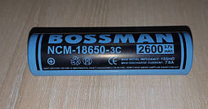Акумулятор Bossman-Profi DiGi 18650 Li-ion 3,7 V 2600 mAh (NCM18650-2600HP)