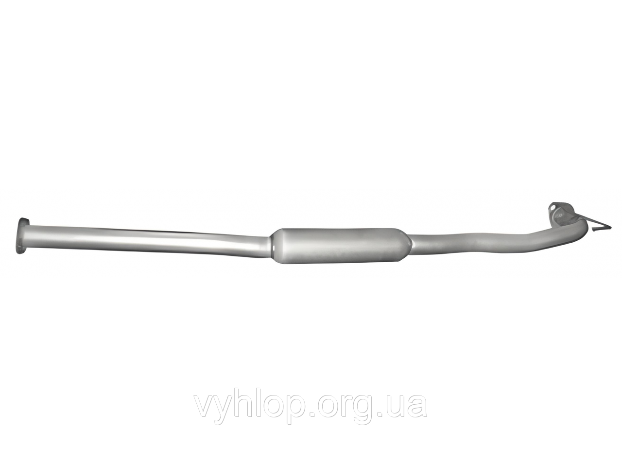 Резонатор Ніссан Ікс-Трейл (Nissan X-trail) 2.2 TD 01-07 (15.32) Polmostrow алюминизированный