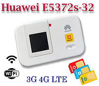 Huawei E5372s-32 мобильный 3G/4G/LTE WiFi Роутер Киевстар,Vodafone,Lifecell с 2 выходами под антенну MIMO