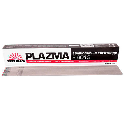 Електроди зварювальні Vitals Plazma E6013 d 4мм, X 5 кг, фото 1