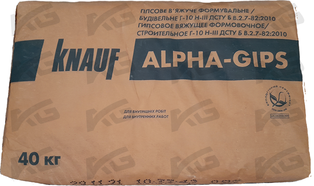 Гіпс будівельний Knauf Г-10, 40кг