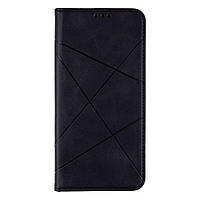Чехол книжка для Samsung A02s \ для самсунг А02с с подставкой Business Leather Черный цвет