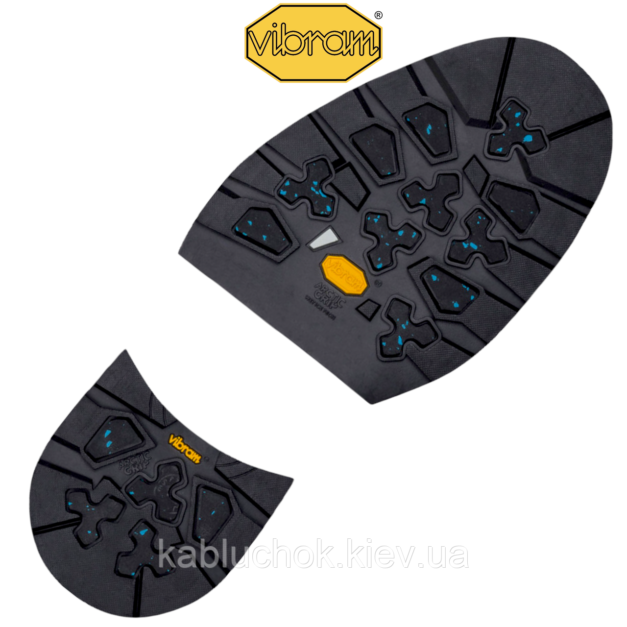 Комплект VIBRAM профілактика для підошви + набійка, WINTER FASHION 022AG (р. 40-50)