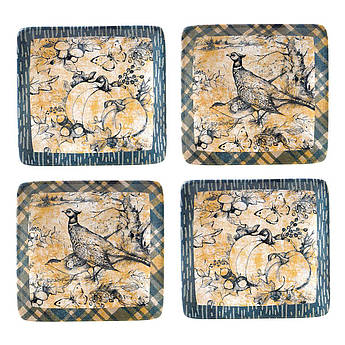 Набір з 4 десертних тарілок "Щедрий урожай" Certified International