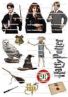 Вафельная картинка на торт №004 Гарри Поттер фотопечать