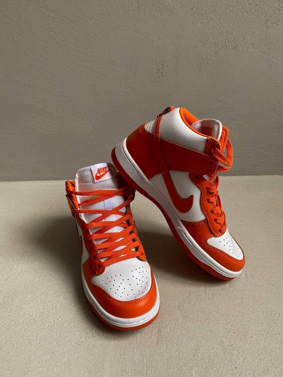 Кросівки чоловічі Nike Dunk High Orange White