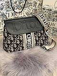 Жіноча сумка Dior чорна, фото 6