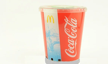 Мінідинамік Coca Cola склянка з підсвіткою