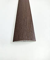 Ламинированный декоративный порожек для пола скрытого монтажа 30мм ЛП 30 0,9м, Дуб Капучино