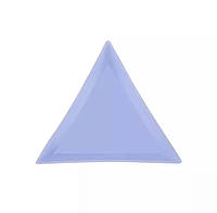 Треугольный лоток для страз пластмассовый Голубой
